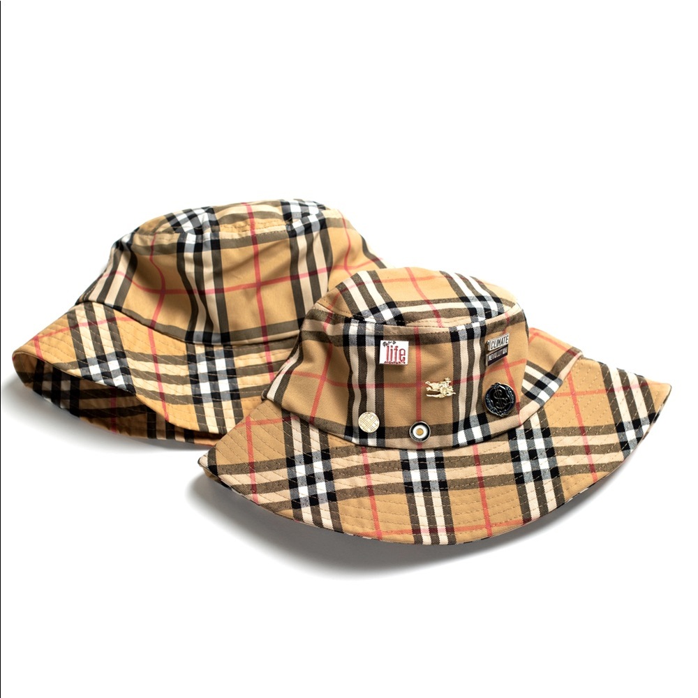 ICONIC Kensington London Checker Bucket Hat